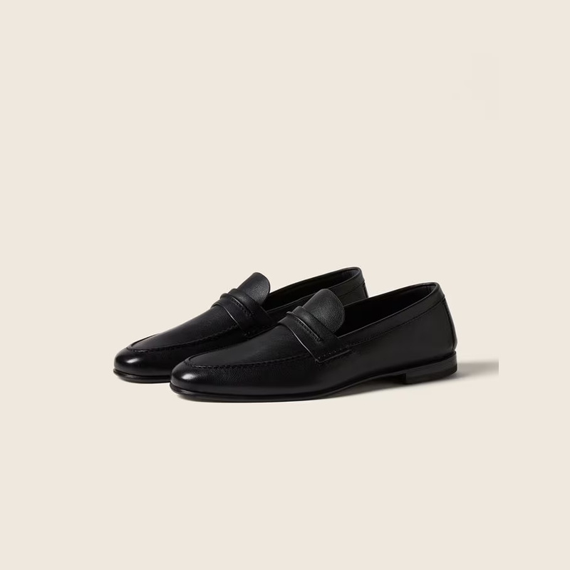 Men’s Classic Black Penny Loafers